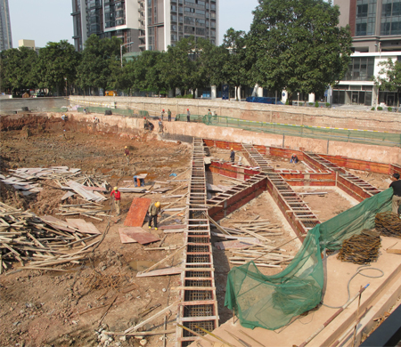 珠江新城H3-3地块基坑支护工程